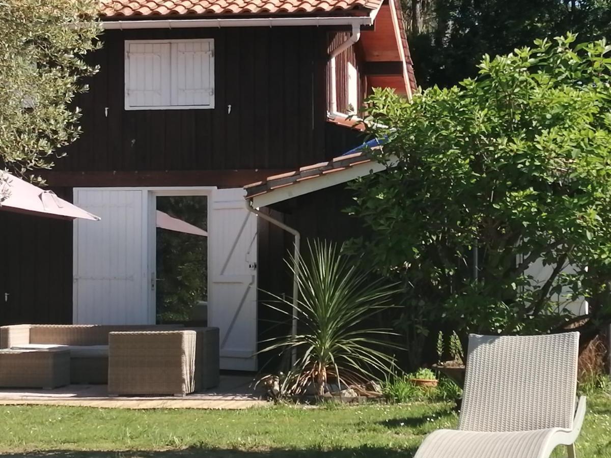 Maison Familiale En Bois Avec Piscine, Proche Du Bassin Gujan-Mestras Exterior foto