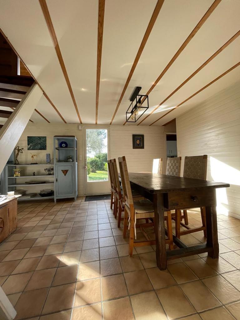 Maison Familiale En Bois Avec Piscine, Proche Du Bassin Gujan-Mestras Exterior foto