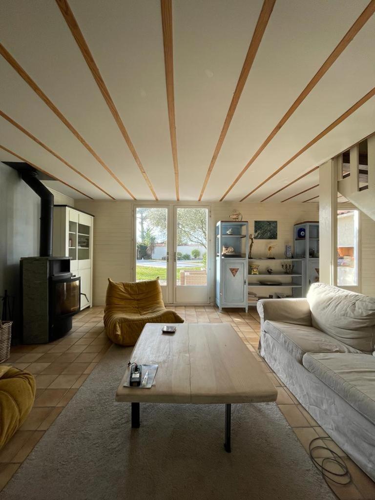 Maison Familiale En Bois Avec Piscine, Proche Du Bassin Gujan-Mestras Exterior foto